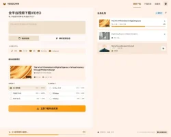 Videdown:1000+ 网站无水印视频下载,抖音小红书